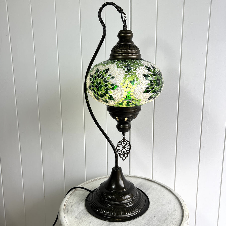 Turkish Table Lamp - Extra Large, Green Star