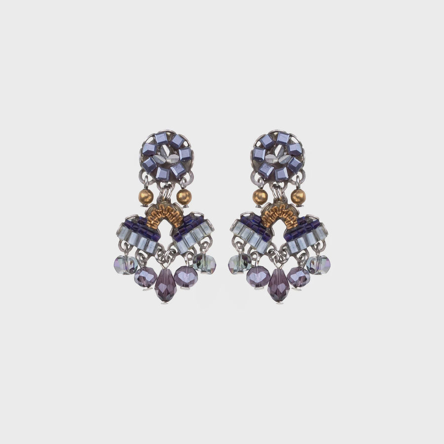 Ayala Bar - Mystical Grape, Iniko Earrings