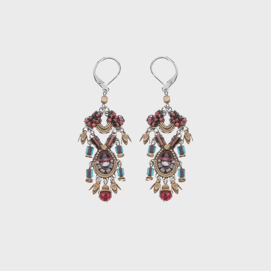 Ayala Bar - Noble Wine, Ruby Earrings