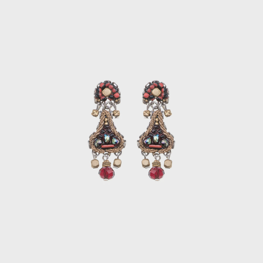 Ayala Bar - Noble Wine, Claret Earrings