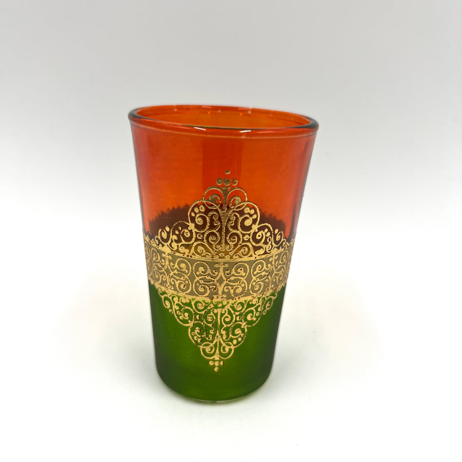 Moroccan Tea Glasses - Aziza Gold, Small