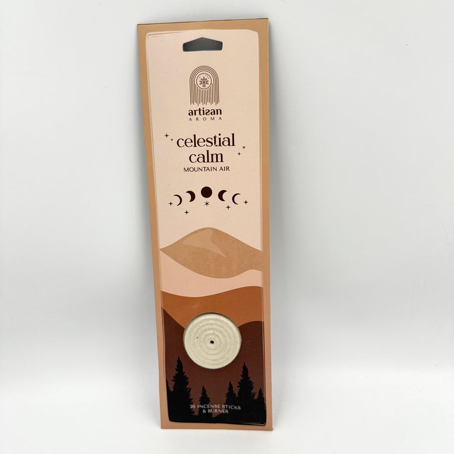Artisan Aroma Incense - Celestial Calm, Mountain Air