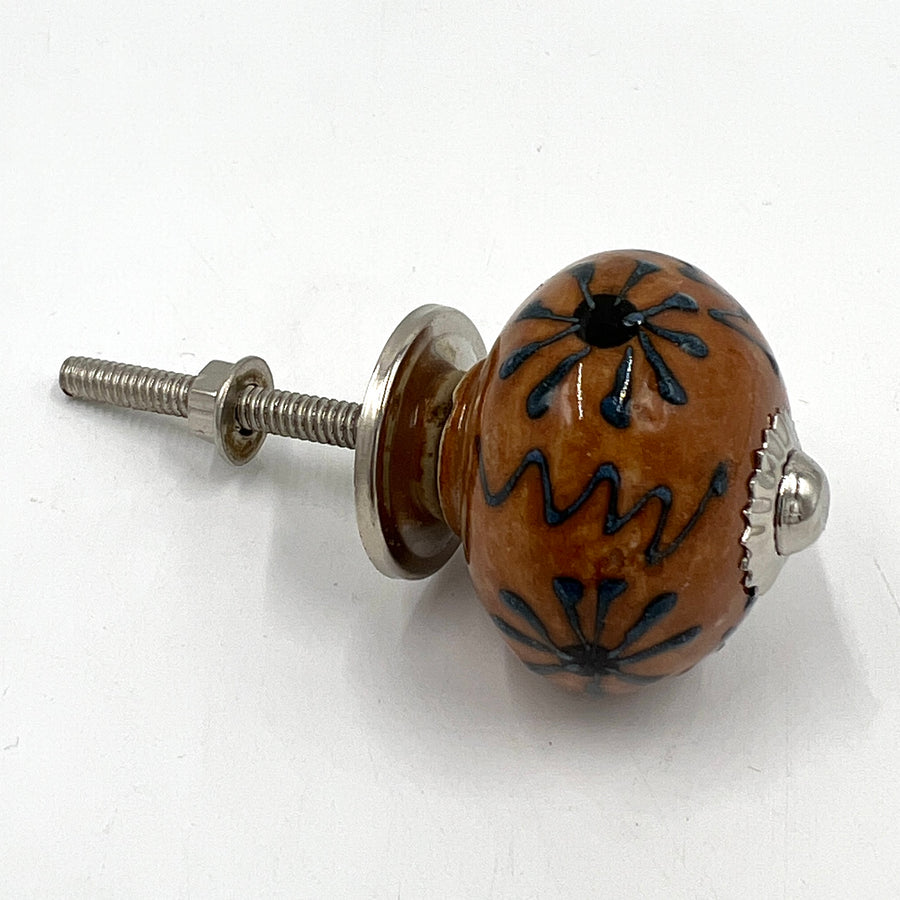 Brown Rust Indian Door Knob