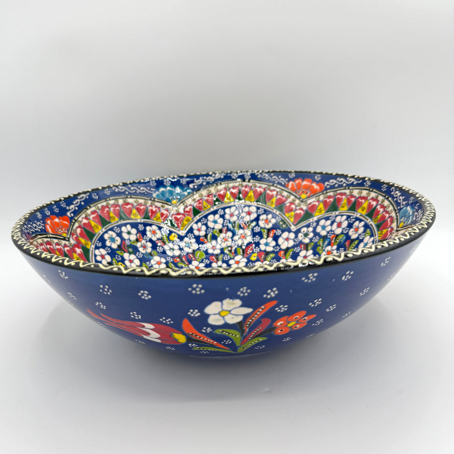 Turkish Ceramic Bowl - Kabartma 30cm