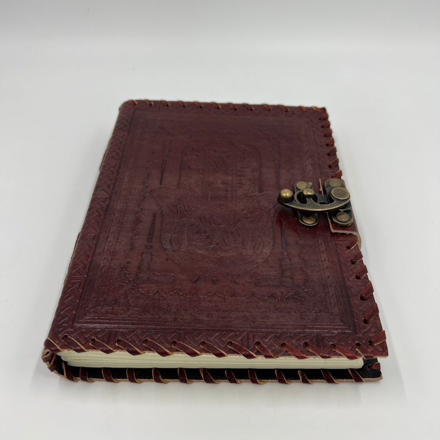 Hamsa Leather Journal