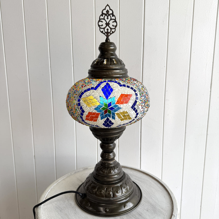 Turkish Table Lamp - Extra Large Fixed, Mix Star