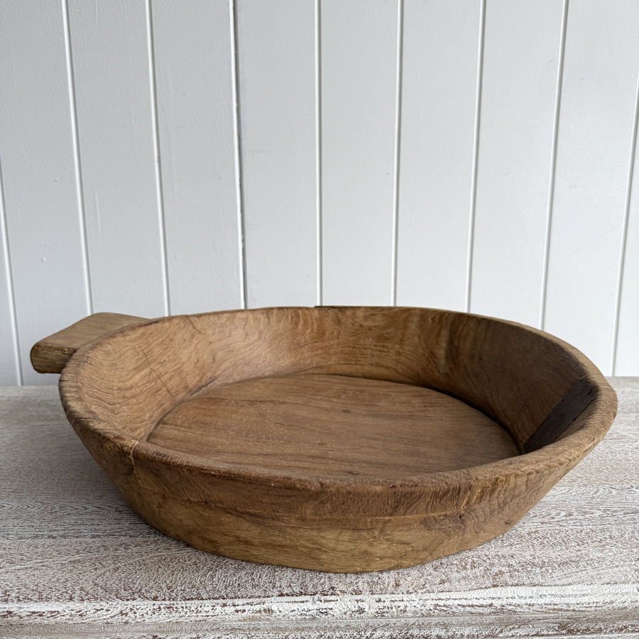 Indian Wooden Parat - Natural