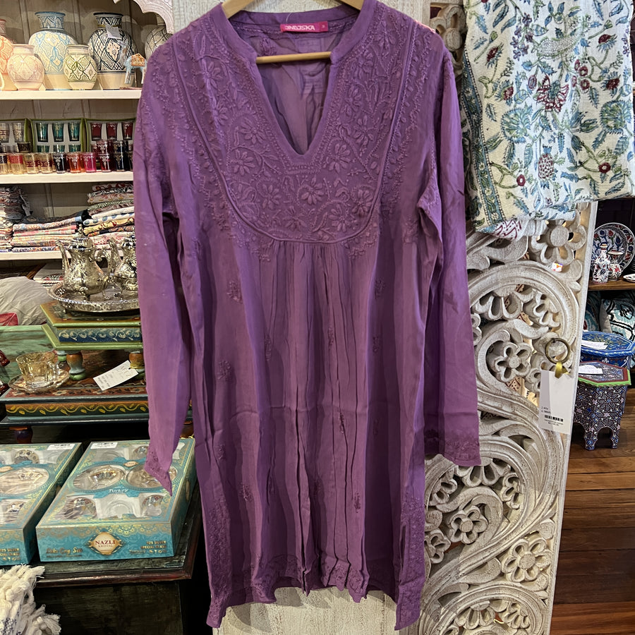 Indian Kurta - Plum