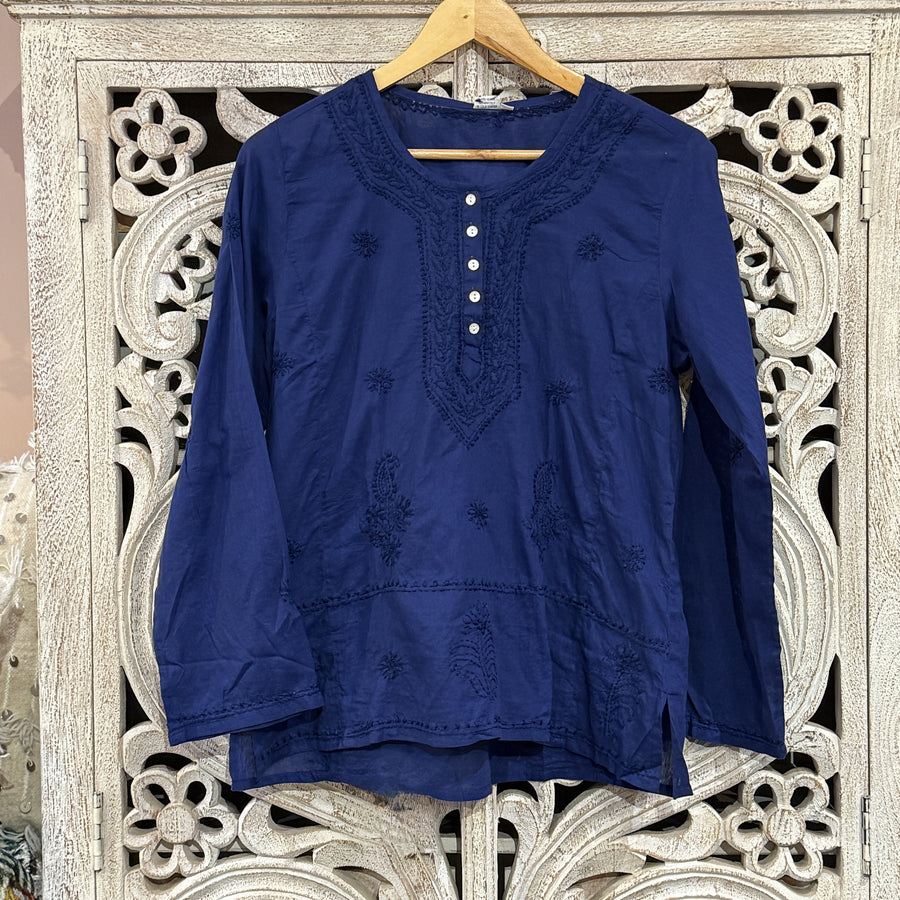 Indian Kurta - Navy