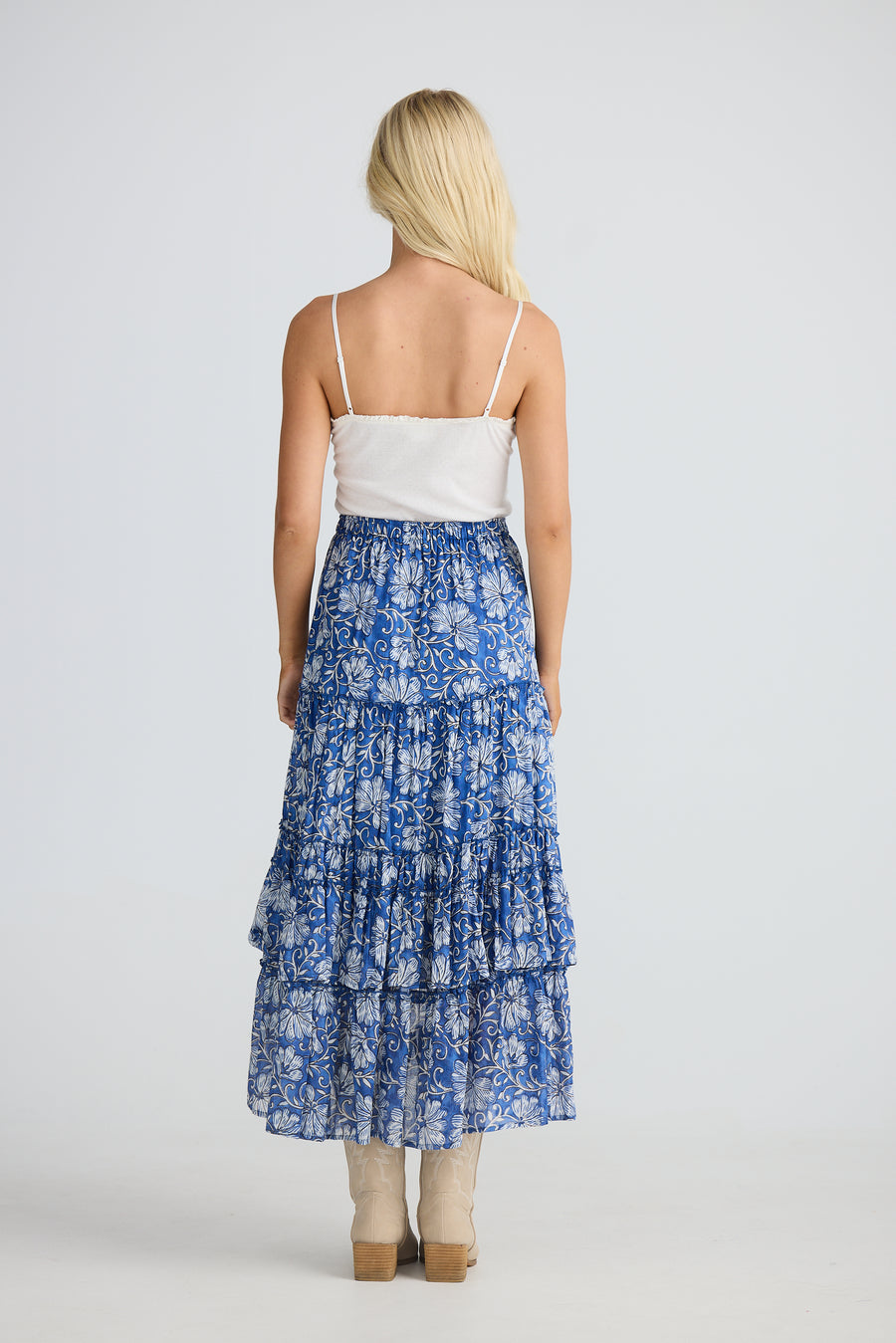 Sassy Skirt - Blue Blossom