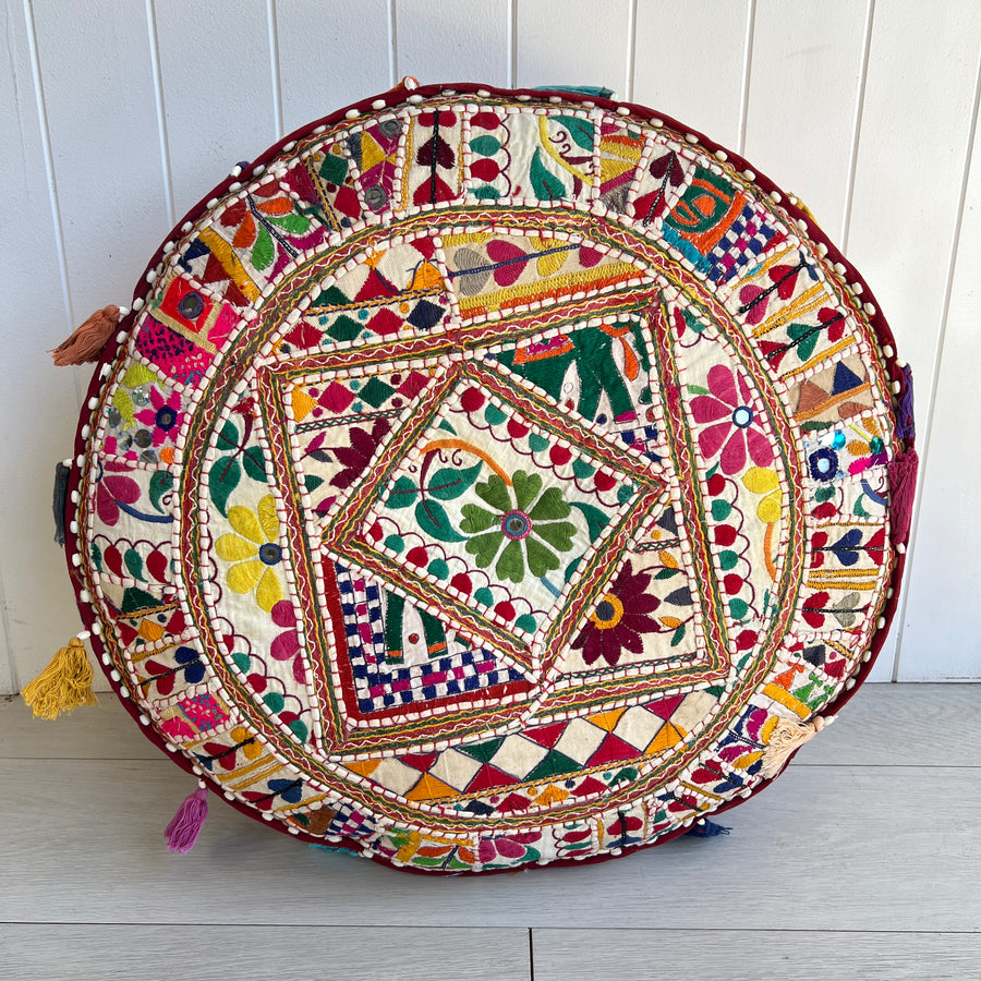 Vintage Gujrati Ottoman - 2