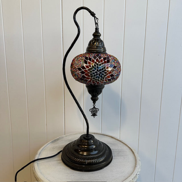 Turkish Table Lamp - Large, Multi Star 4