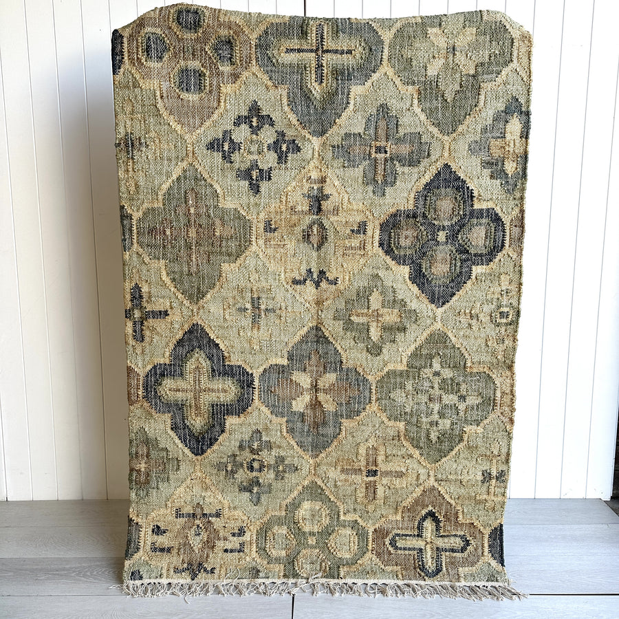 Jute & Cotton Rug - 120 x 180cm, 3