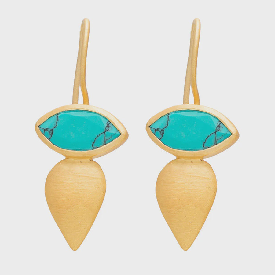 Mali Earrings - Turquoise