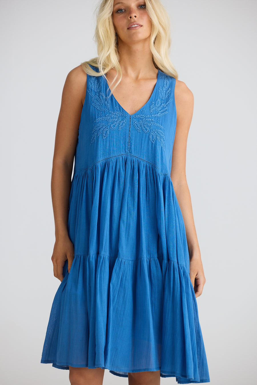 Athena Dress - Blue Haze