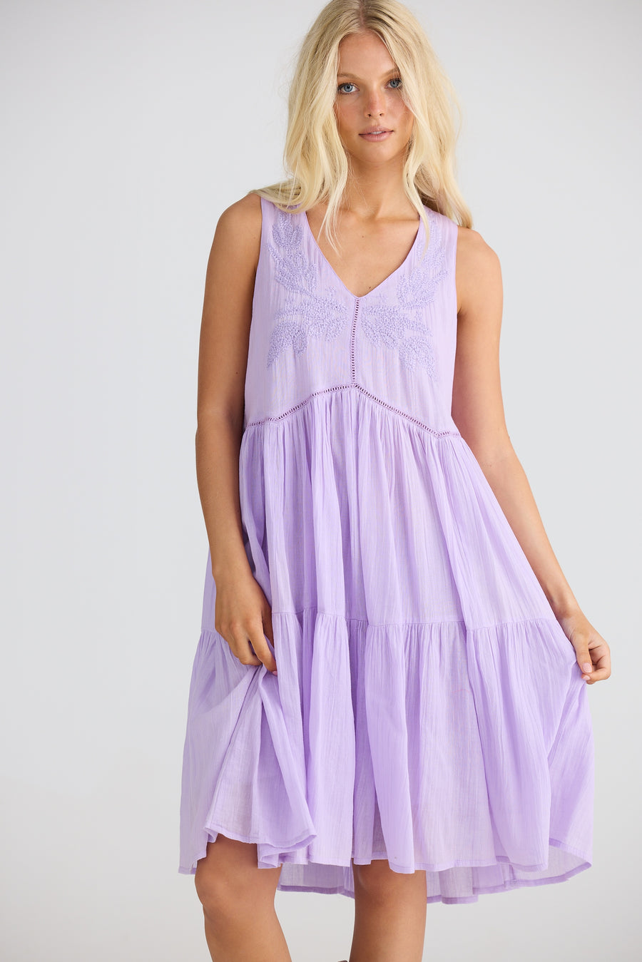 Athena Dress - Lilac Breeze