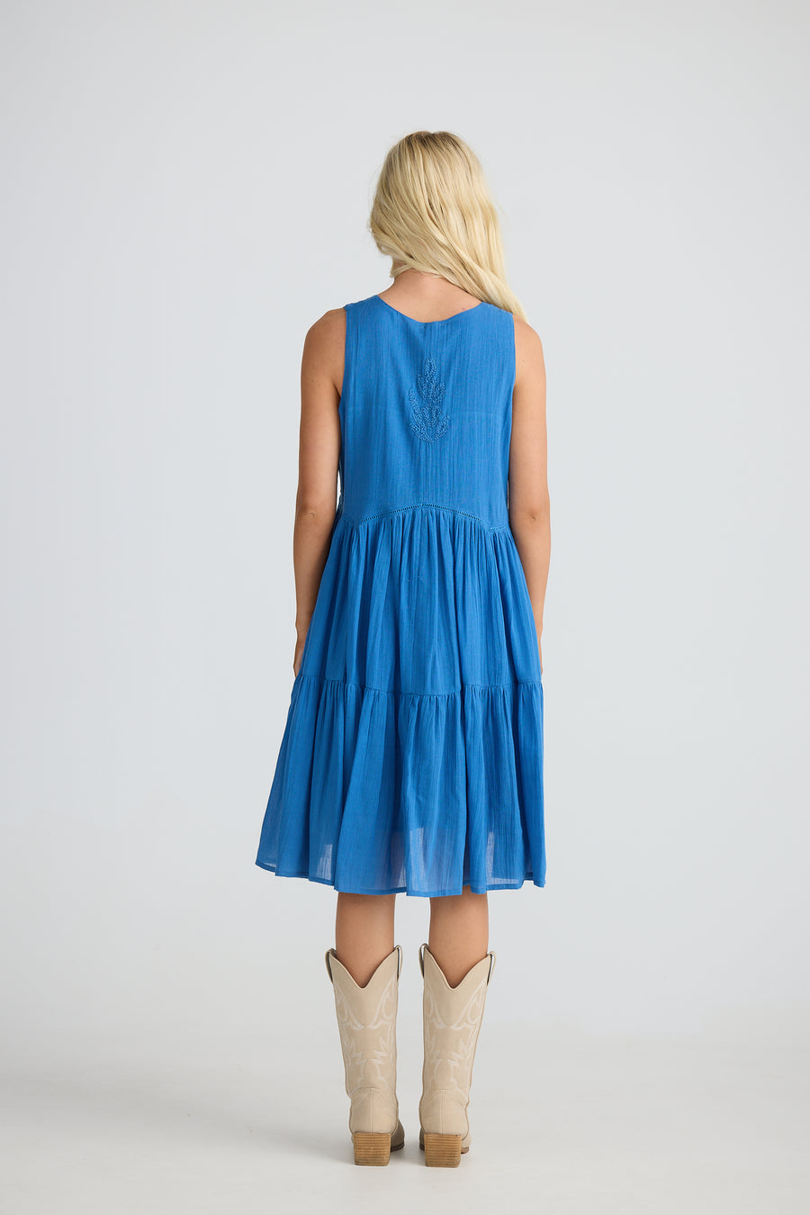 Athena Dress - Blue Haze
