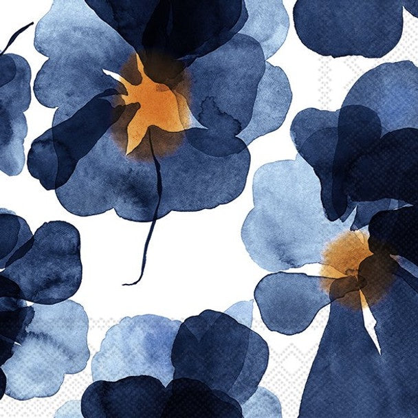 Paper Napkins - Marimekko, Valssi Blue