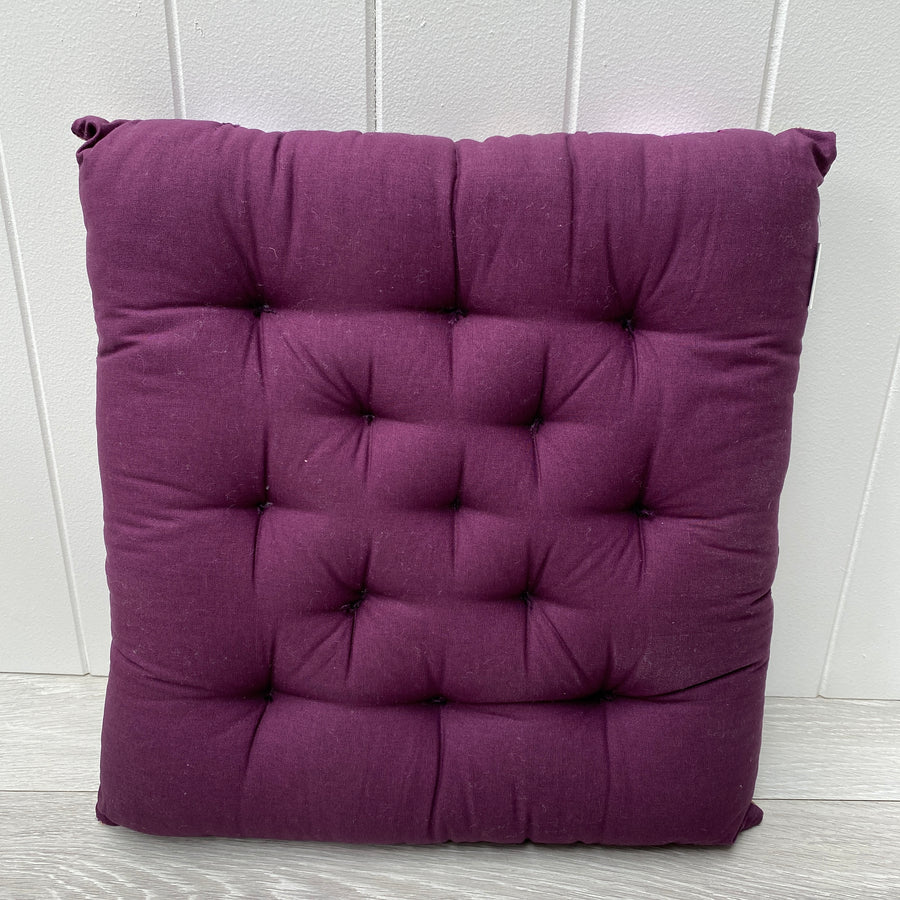 Indian Brocade Cushion - Purple