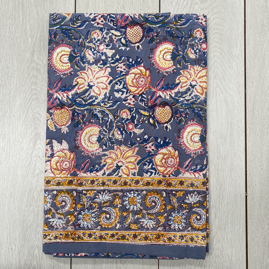 Block Printed Tablecloth - 225 x 270cm, 2