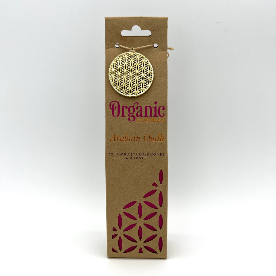 Organic Goodness Incense Cones - Arabian Oudh