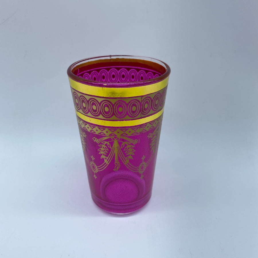 Moroccan Tea Glasses - Classic Gold, Small