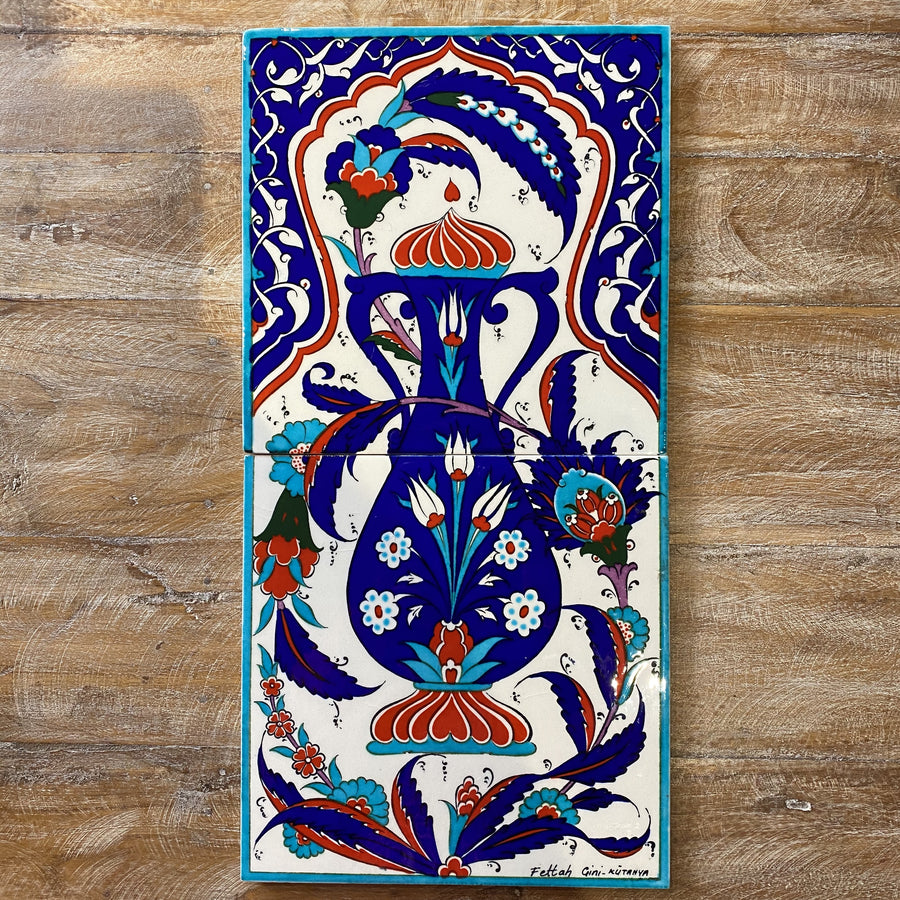 Turkish Tile Scene - Vase