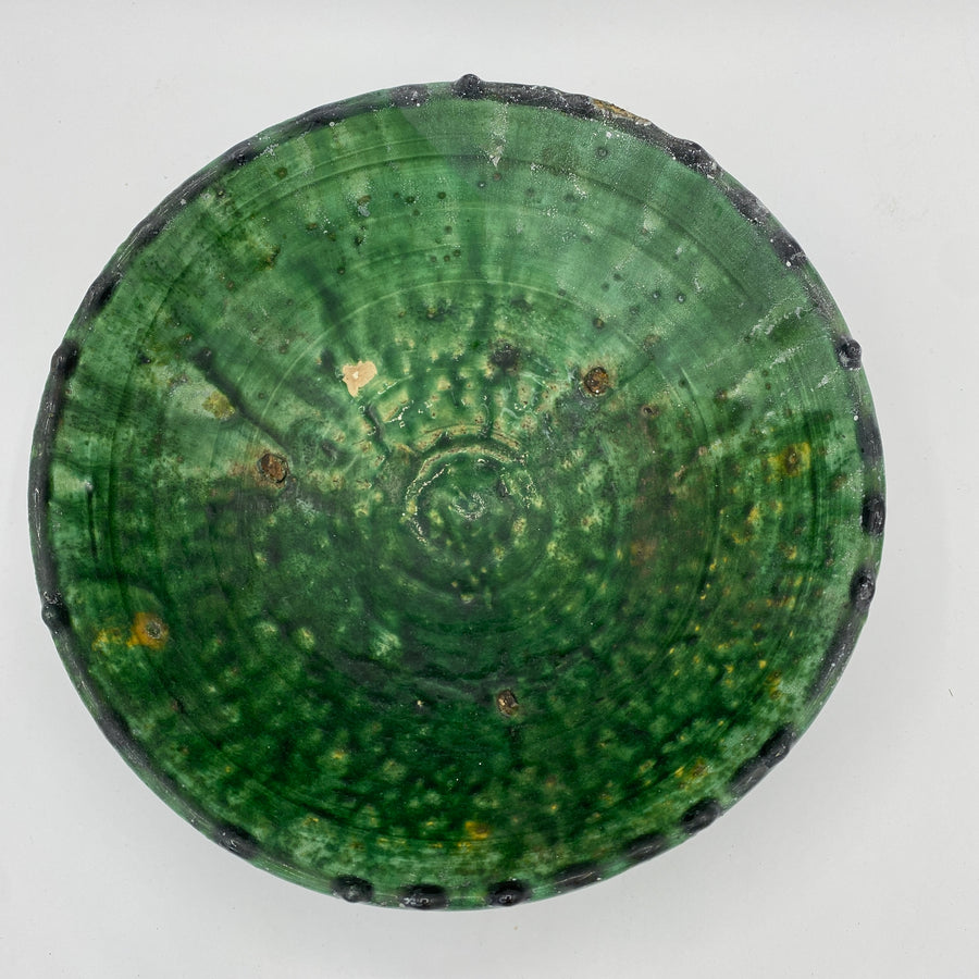 Tamegroute Bowl - Green, 20cm 5