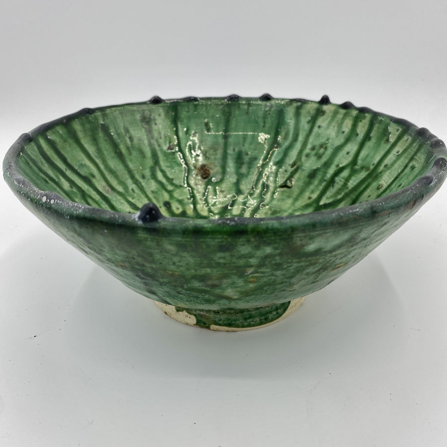 Tamegroute Bowl - Green, 20cm 4