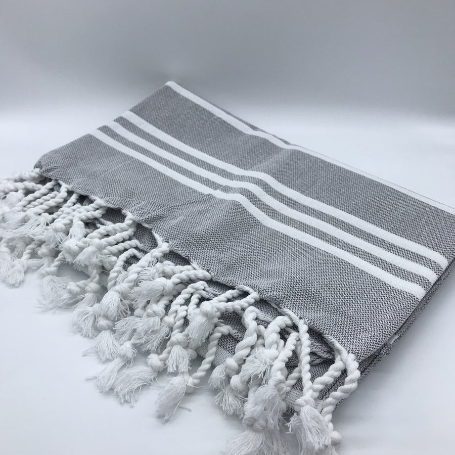 Turkish Towel Classic Grey