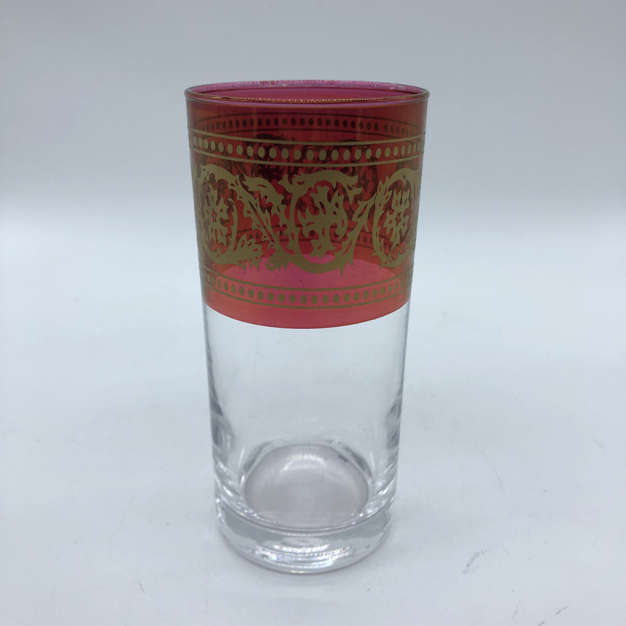 Moroccan Drinking Glass - Red