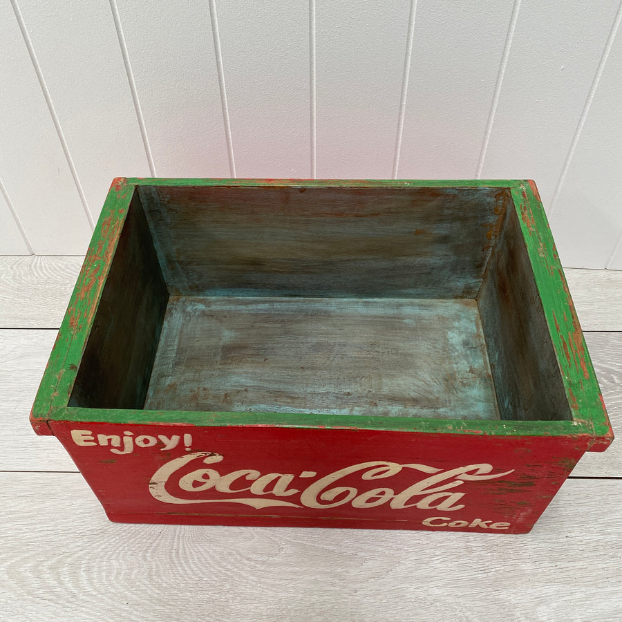 Painted Wooden Box - Cola