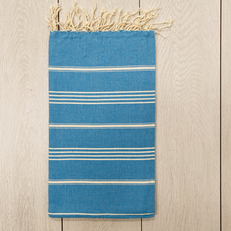 Turkish Towel Sultan Stripe, Blue