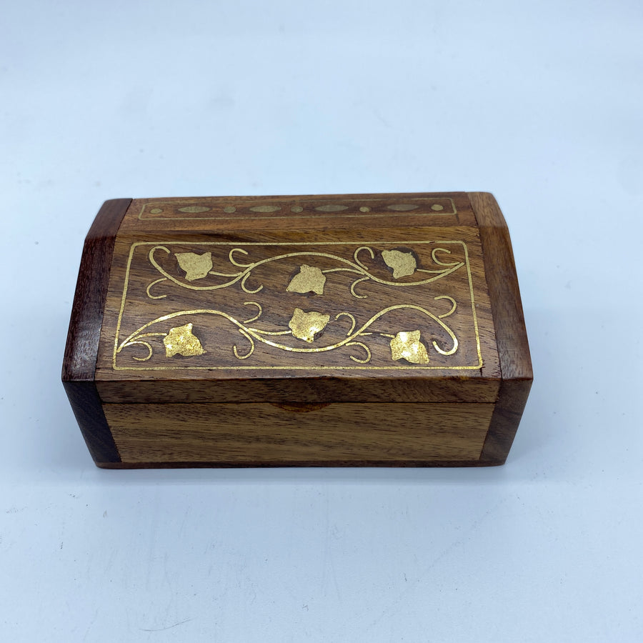 Wooden Box - Metal Inlay