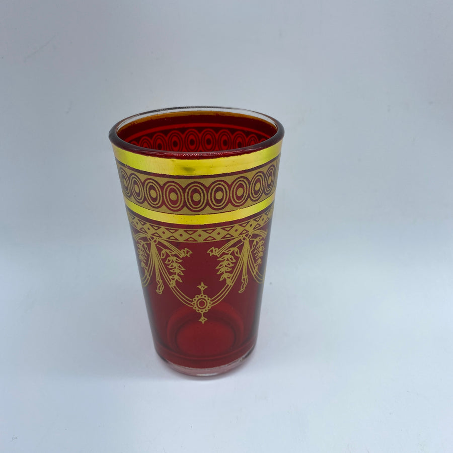 Moroccan Tea Glasses - Classic Gold, Small