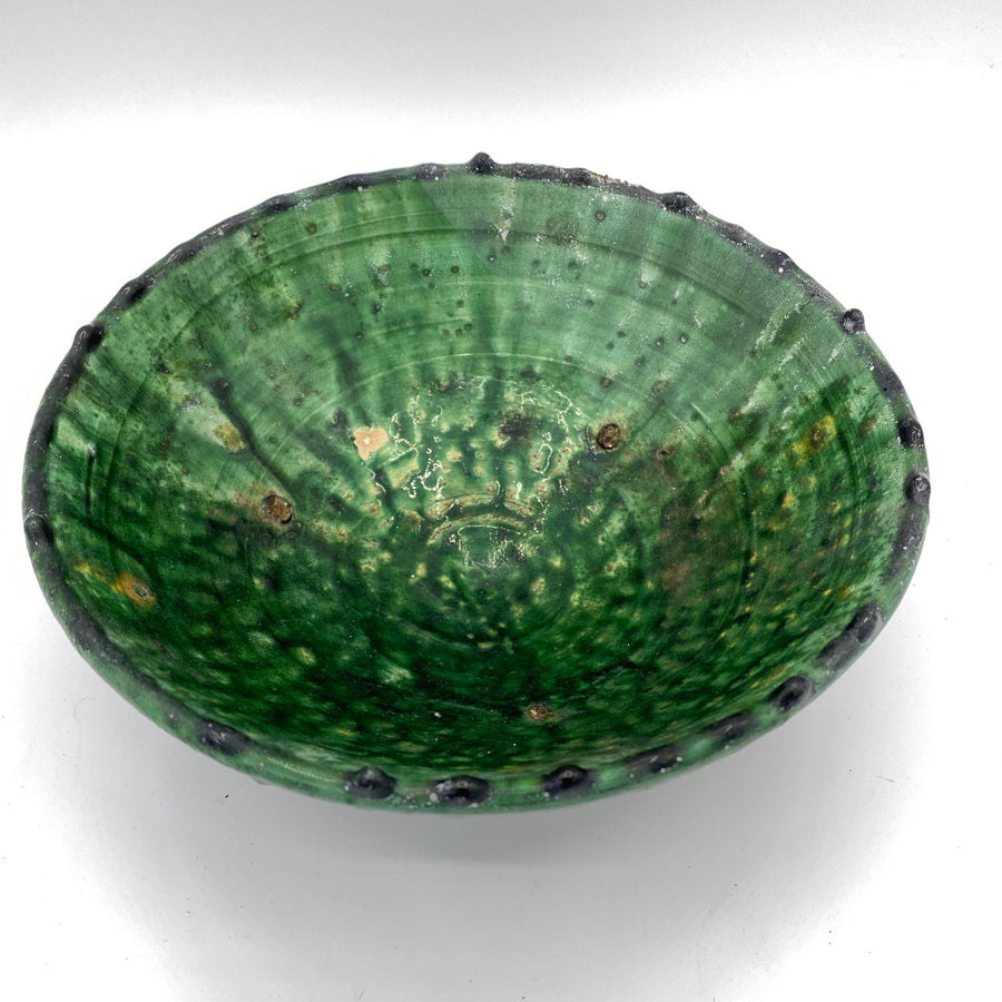 Tamegroute Bowl - Green, 20cm 5