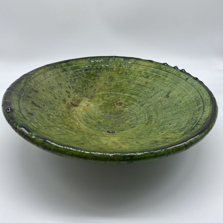 Tamegroute Plate - Green, Medium
