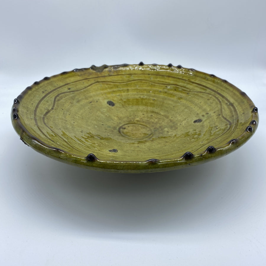 Tamegroute Plate - Amber, Medium