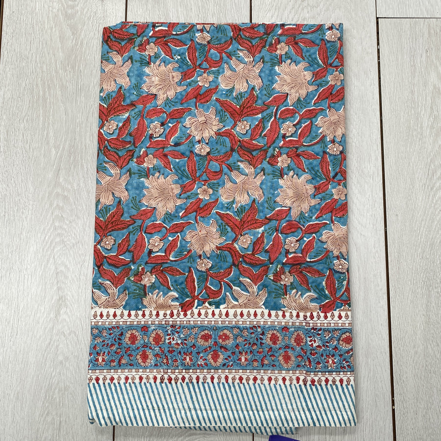 Block Printed Tablecloth - 225 x 270cm, 4