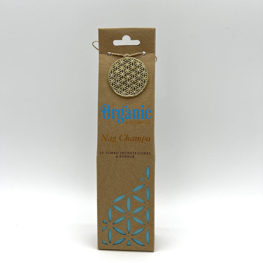 Organic Goodness Incense Cones - Nag Champa