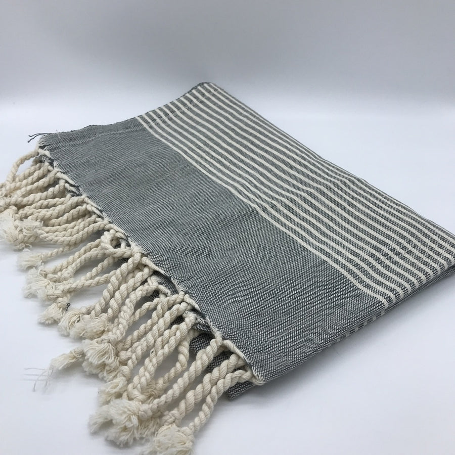 Turkish Towel Stripes Grey