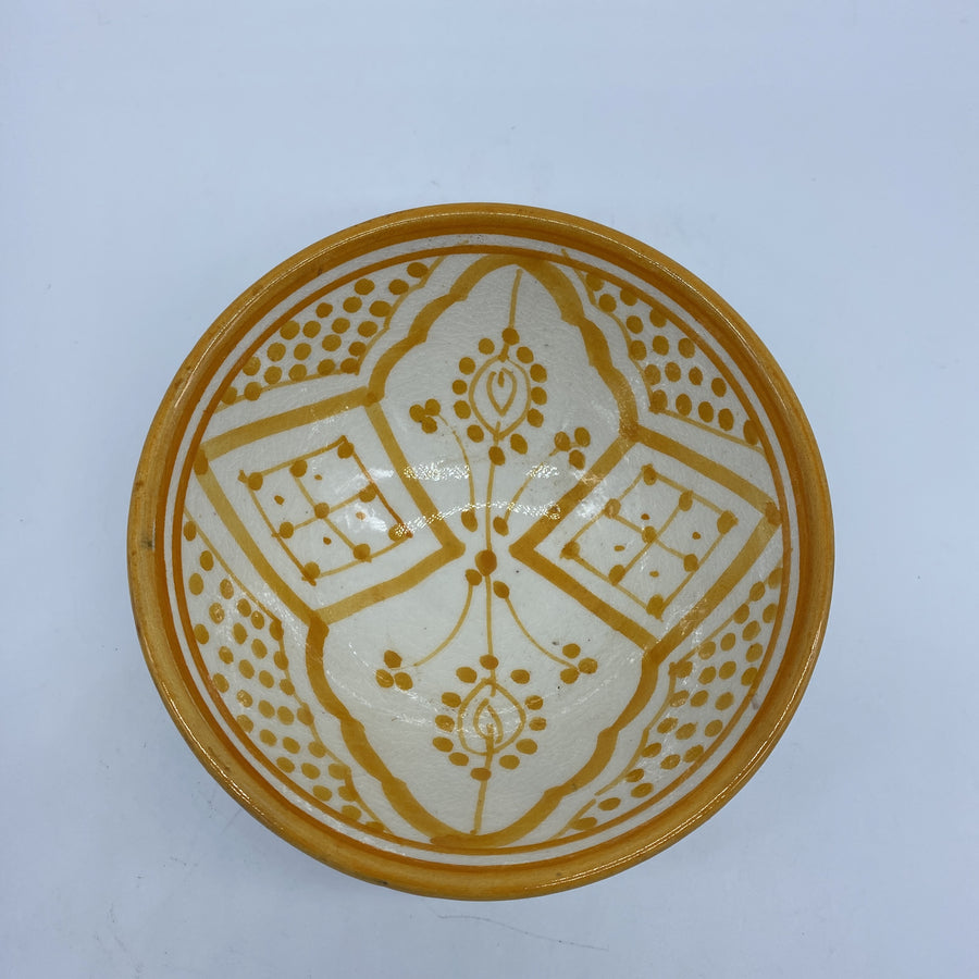 Moroccan Safi Bowl 13cm - Orange