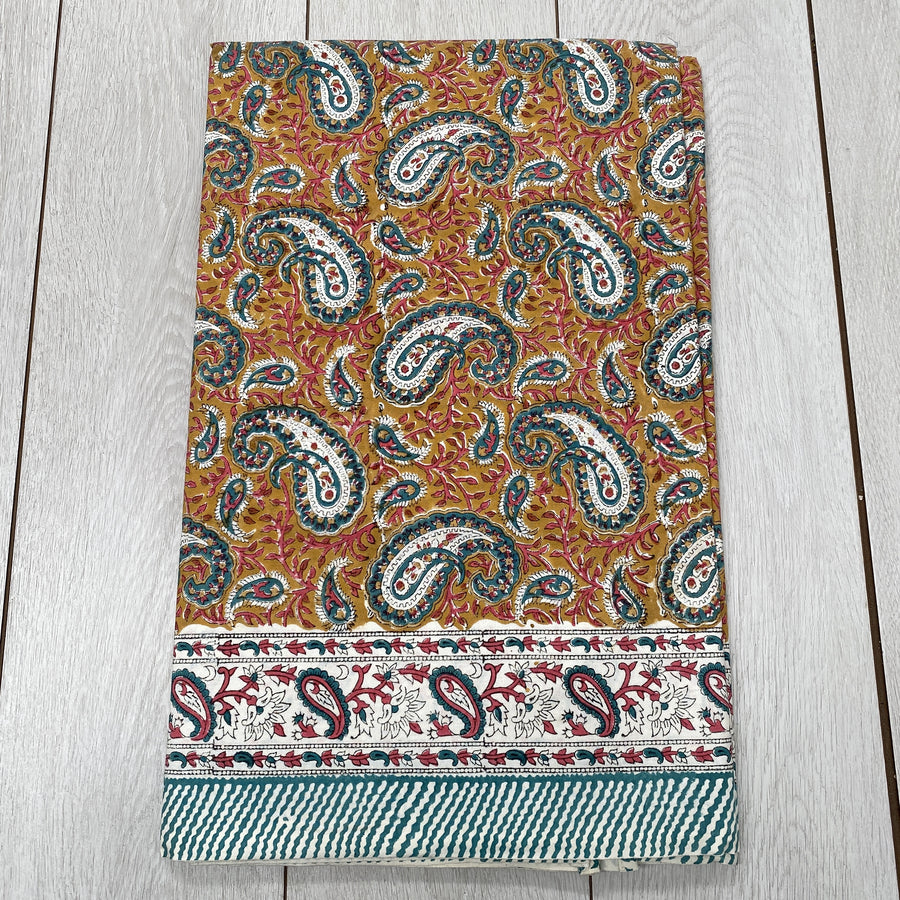 Block Printed Tablecloth - 225 x 270cm, 16