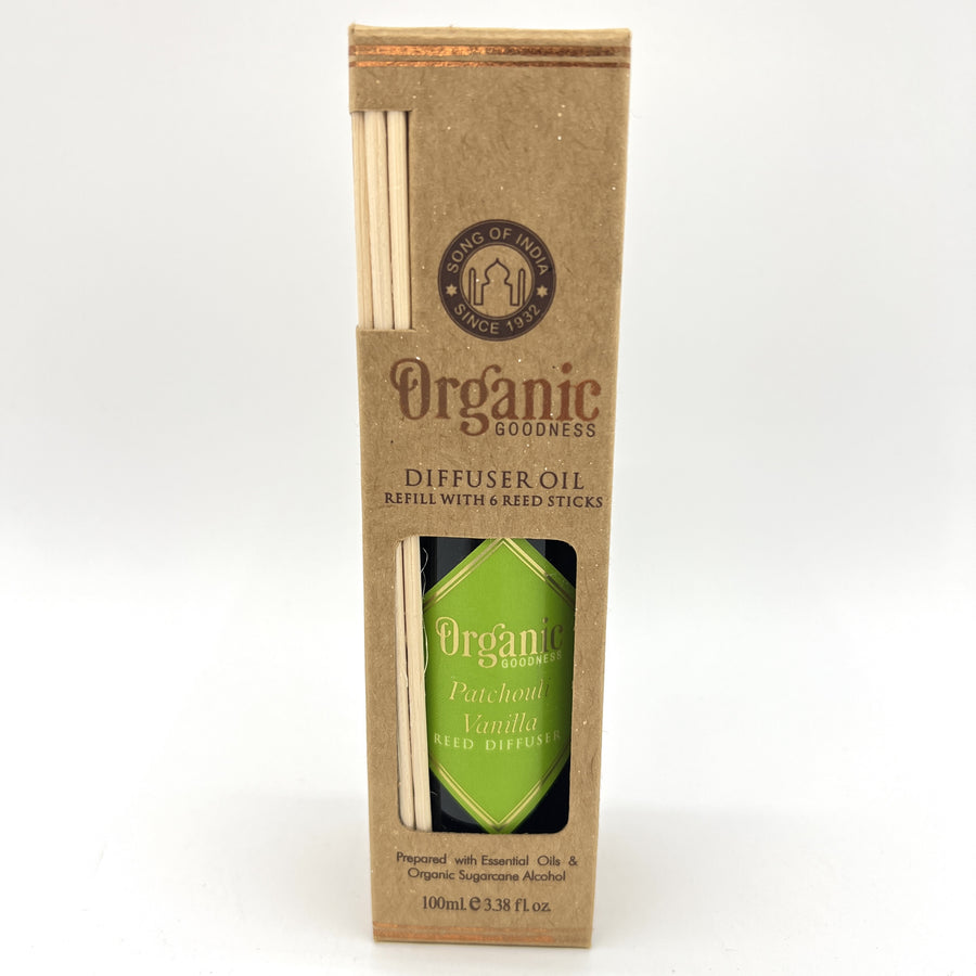 Organic Goodness Reed Diffuser Refill - Patchouli Vanilla