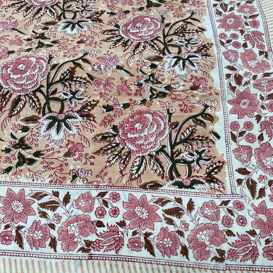 Block Printed Tablecloth - 225 x 270cm, 10