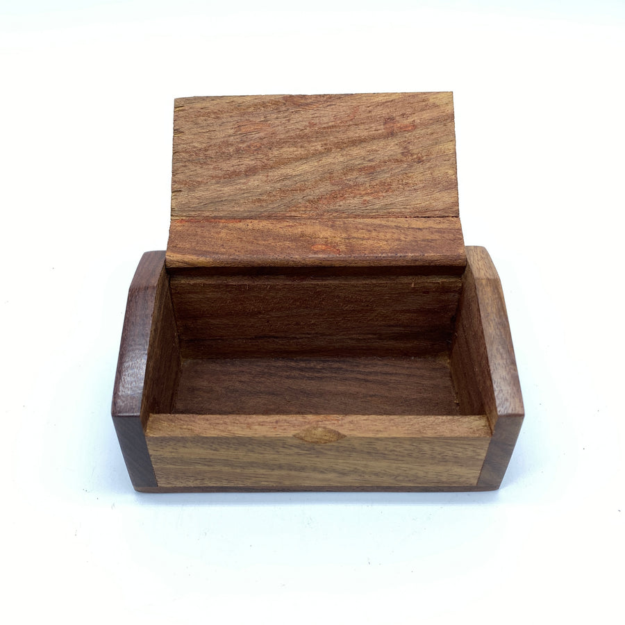 Wooden Box - Metal Inlay