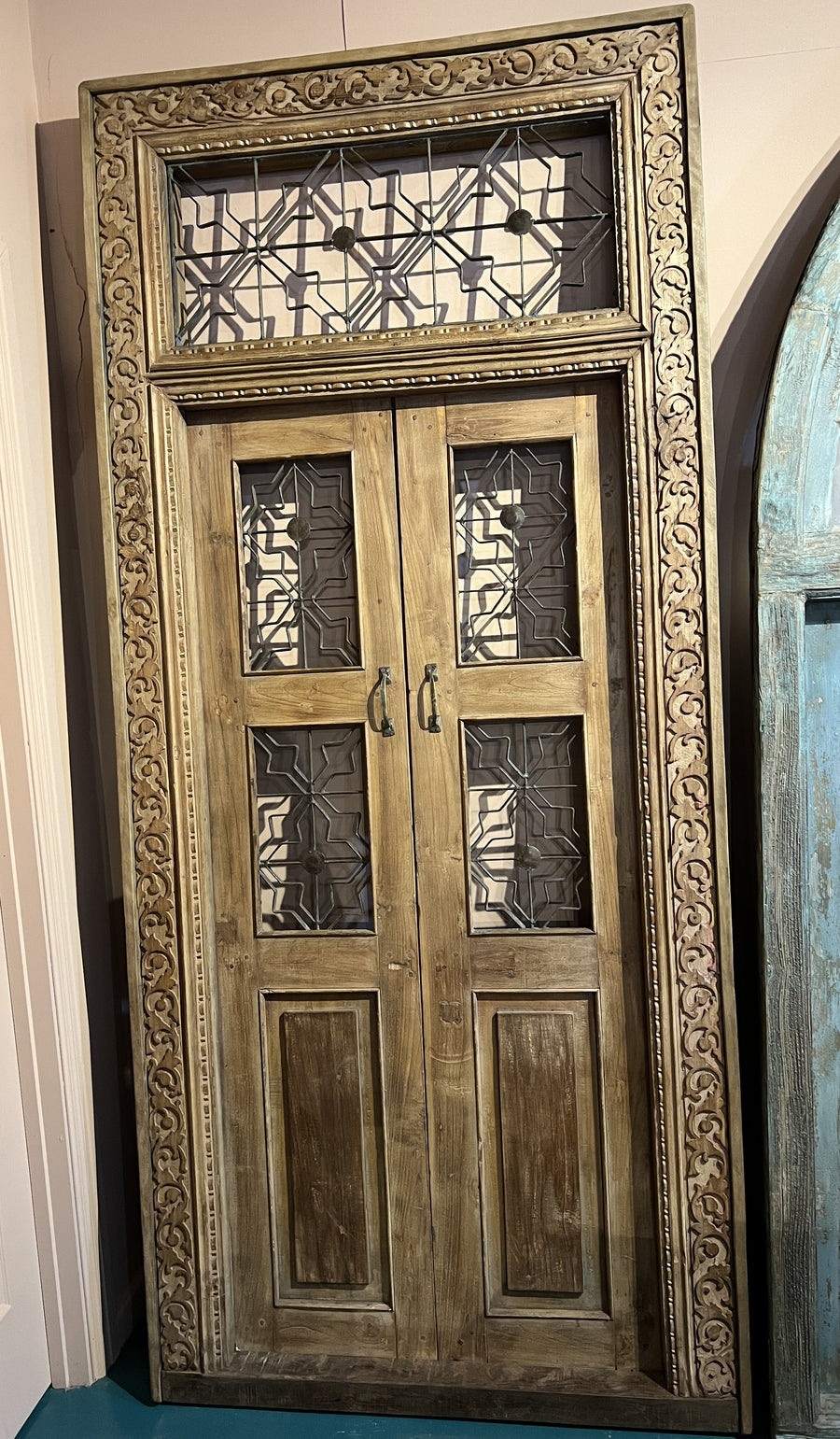 Vintage Indian Door - Wrought Iron