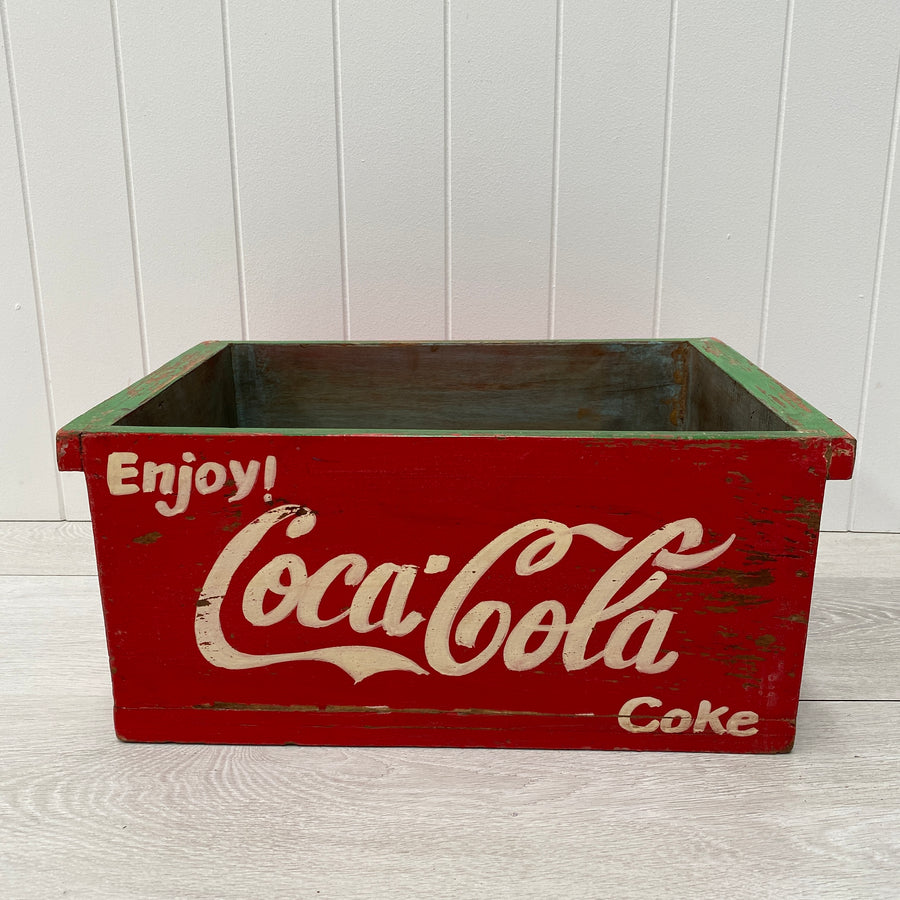 Painted Wooden Box - Cola