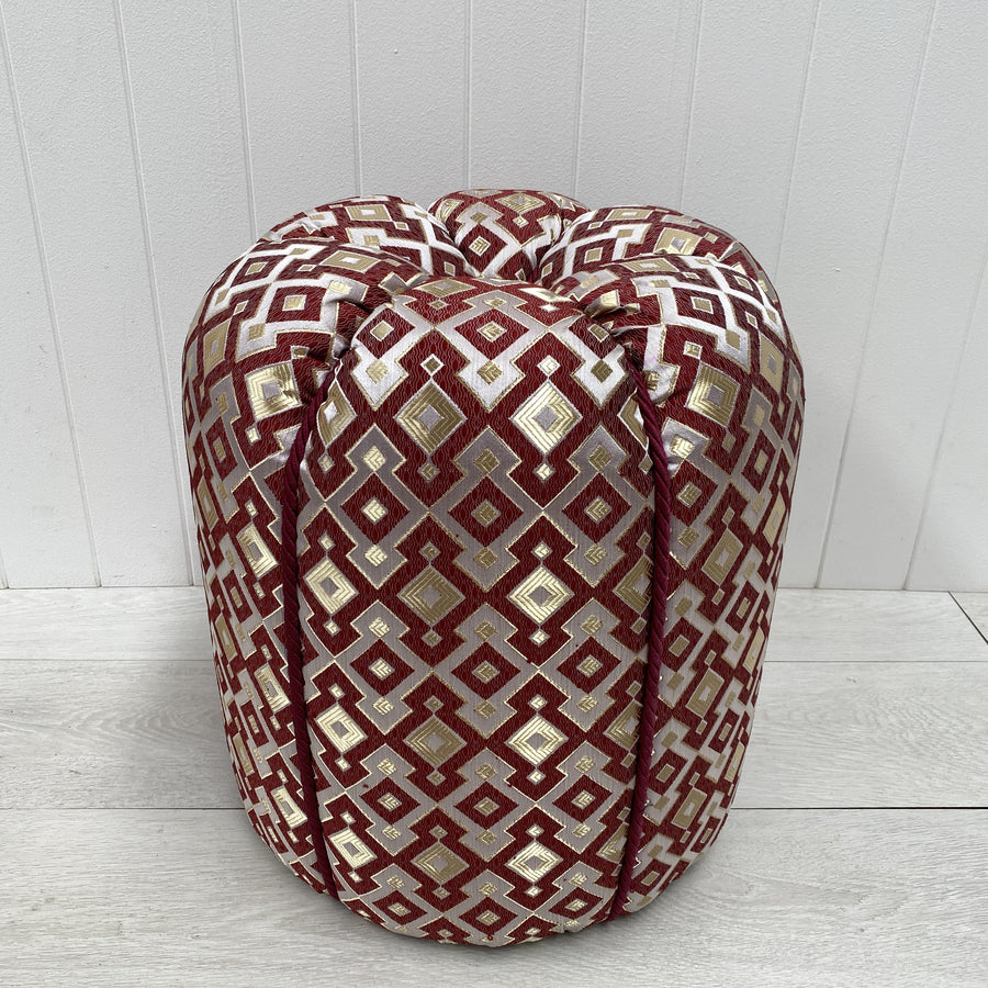 Moroccan Fabric Ottoman - Zara