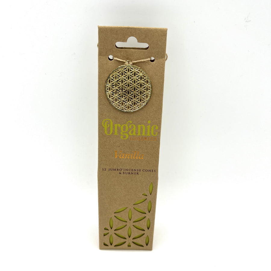 Organic Goodness Incense Cones - Vanilla